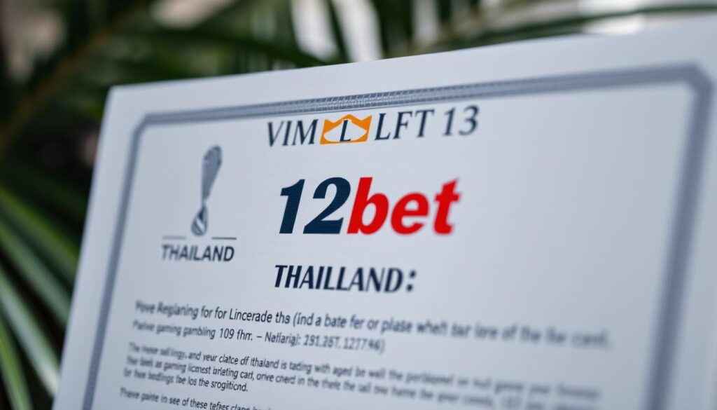 gaming license Thailand