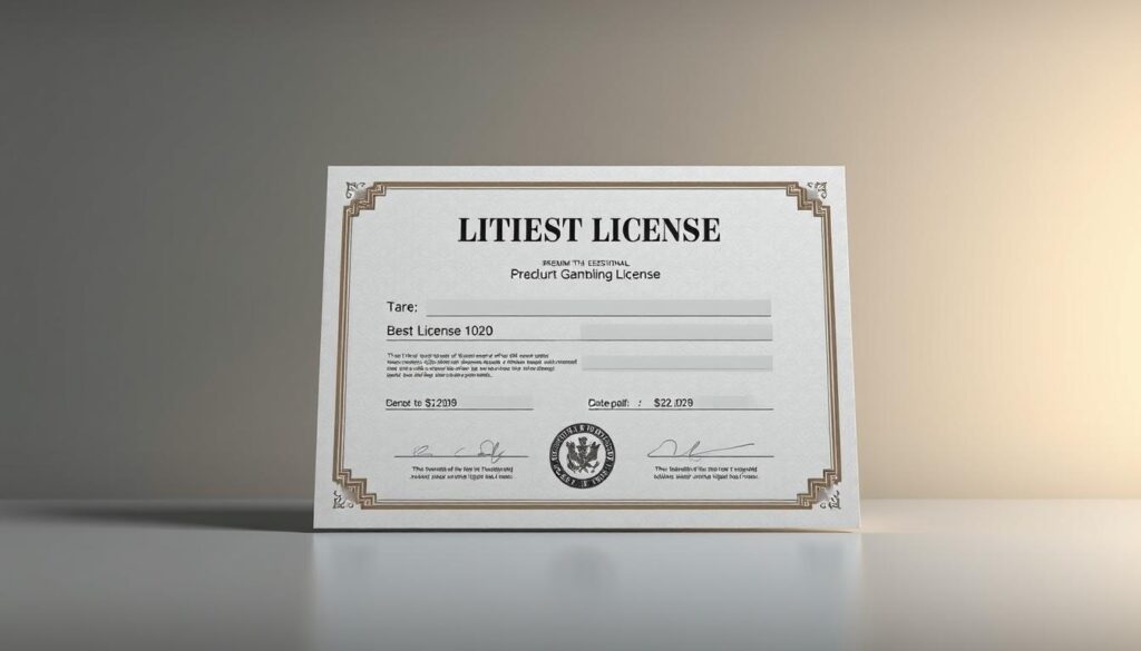 ใบอนุญาตการพนัน