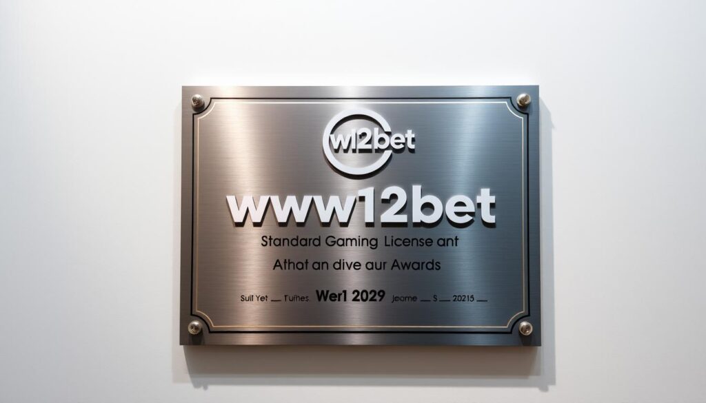 ใบอนุญาตเกมมาตรฐานและรางวัล www12bet