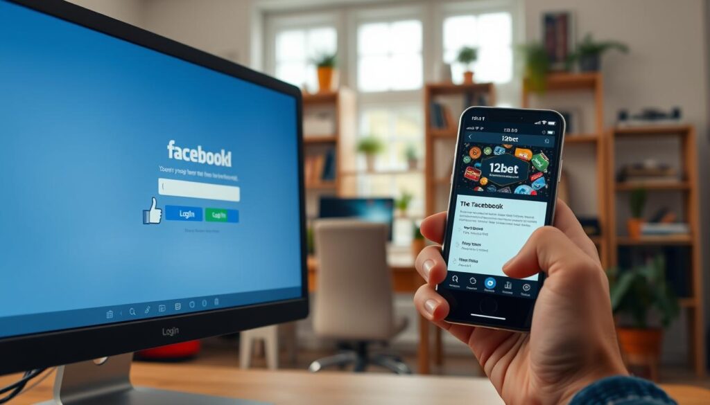 ขั้นตอนการเข้าถึง 12bet ผ่าน Facebook